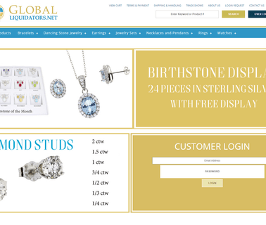 Global Liquidators gemstones rings