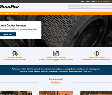 Minnpar Backhoe Scissor Lifts and Telehandlers Parts. Oem towable backhoe