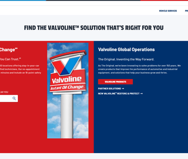 Valvoline earn online