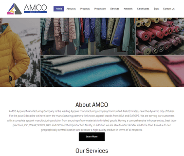 Amco Apparel Mfg. Co amco wholesale