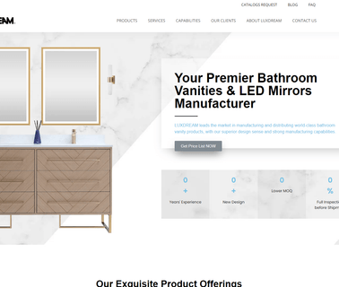 Hangzhou Luxdream Sanitary Ware wash cabinet