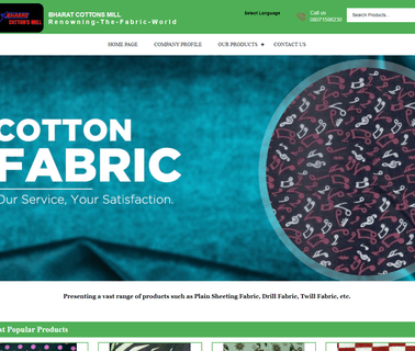 Bharat Cottons Mill fabric shirting