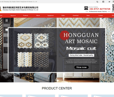 Zhaoqing Hongguan Glass Mosaic Ceramics ceramics color