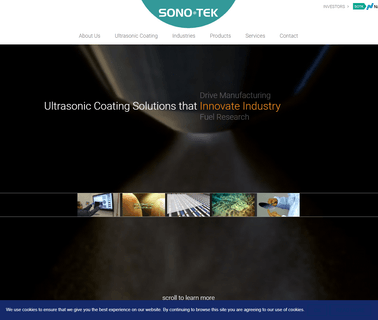 Sono-Tek Corporation ultrasonic coating