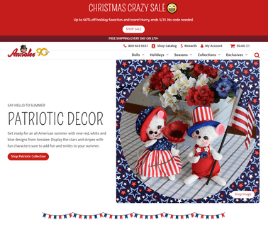 Annalee Dolls Inc The Magic Is gifts discover