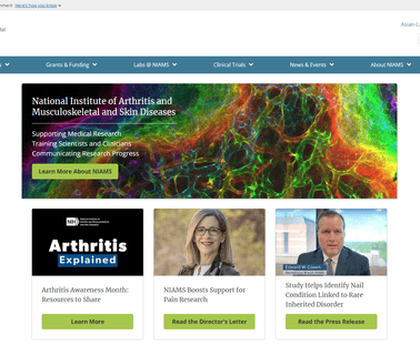 National Institute of Arthritis and Musculoskeletal and Skin arthritis and