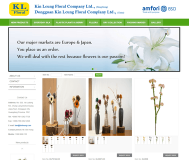 Kin Leung Floral silk series