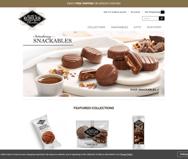 Kohler Original Recipe Chocolates: Profile kohler distributor