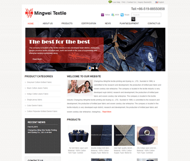 Mingwei Textile Printing & Dyeing Changzhou color jeans
