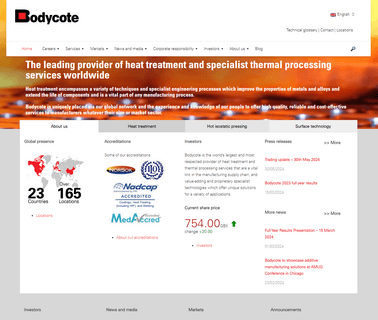 Bodycote Wien largest hot
