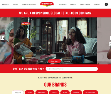 Britannia Industries Ltd Strategic Food limited website