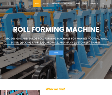 Shanghai Mtc Industrial metal sheet roll machine