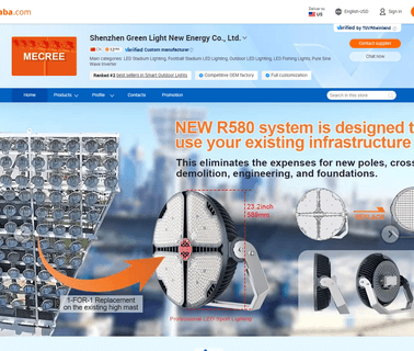 Shenzhen Green Light New Energy aluminum housing led