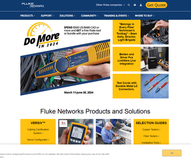 Fluke Networks fluke data