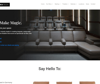 Home - Cinematech sofa wall