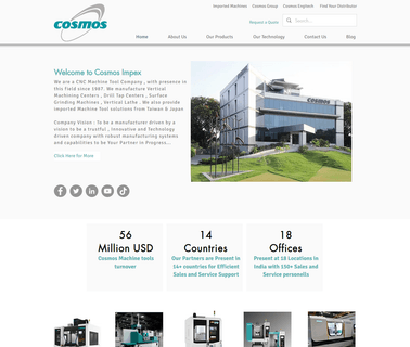 Cosmos Impex India. cnc lathe spindle