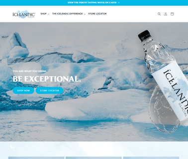 Icelandic Glacial super premium ice