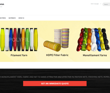 Polyfil Haryana cloth monofilament
