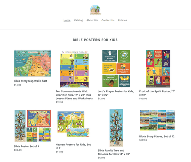 Bible Story Map Posters For Kids bible and