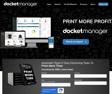 Docket Manager Inc. art start