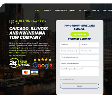 E & R Towing - Chicagos Trusted Leader in Towing heavy duty towing