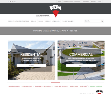 Mineral Silicate Paints and Stains - Keim mineral premium