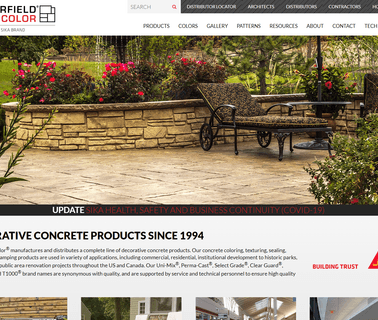 Decorative Concrete Products and Colors - Butterfield Color hardeners