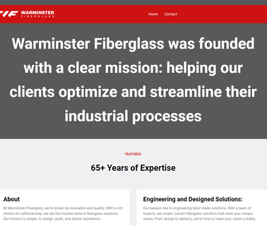 Welcome To Warminster Fib industrial inlet