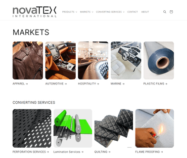 Novatex International fabrics plastics