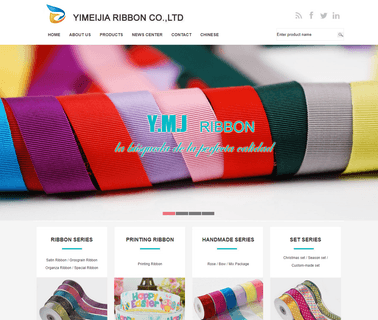 Weifang Yimeijia Ribbon satin printed ribbon