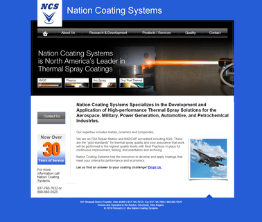 High Temperature Coatings Thermal Spray Coatings Chrome coating hybrid