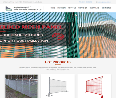 Anping County A.S.O Metal Wire Mesh chain decorative