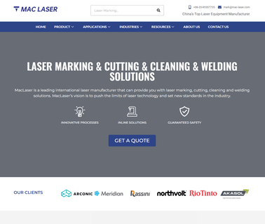 Guangzhou Mac Laser Marking fiber laser co2 marker