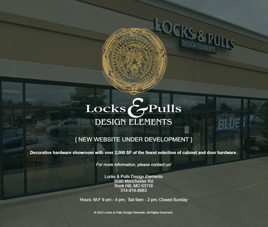 Locks and Pulls Design Elements chrome silver