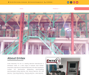 Emtex Machinery iron worker