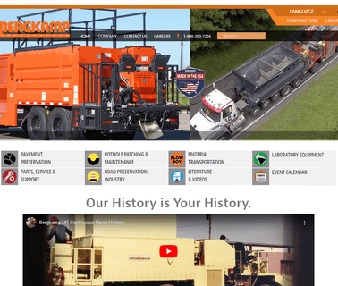 Home - Bergkamp asphalt equipment pavers