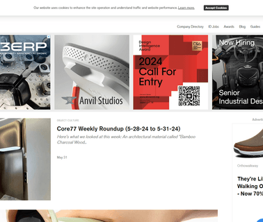 Core77, Industrial Design Magazine + Resource calendar new