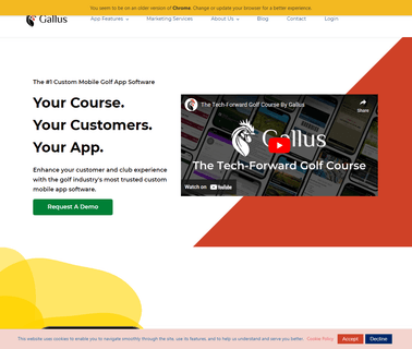 Gallus Golf - #1 Custom Golf Course App online gps