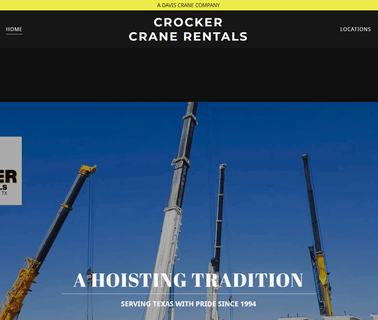 Crocker Crane Rentals Lp - Leander Texas crocker
