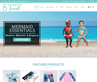 Shebop Beach; Mermaid Swimwear, Activewear beach bathing