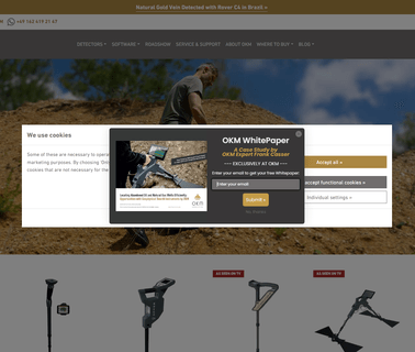 Okm Metal Detectors gold metal detectors
