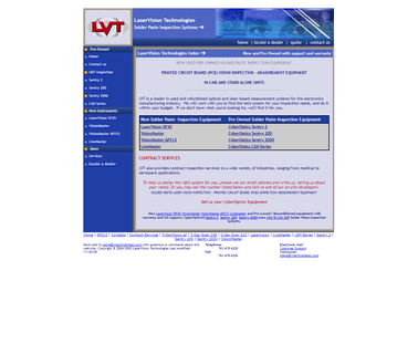 Cyberoptics Laservision N refurbished electronics