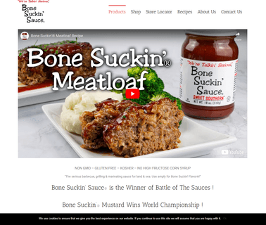 Bone Suckin Sauce Official Home Page barbecue foods