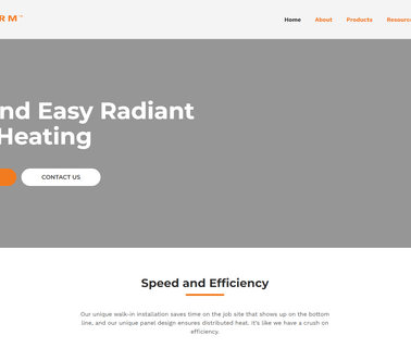 Creatherm Radiant Heat Floor & Wall Panels Easily Installed radiant wall
