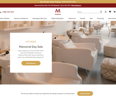 Minerva Beauty spa seating