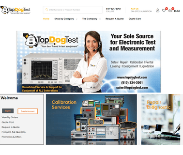 Top Dog Test calibration and test equipment