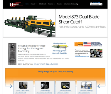 Haven - Tube Cutting, Endfinishi solar energy tube
