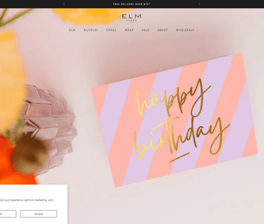 Home - Elm Paper calendars paper