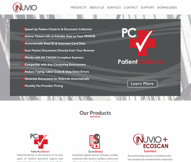 Inuvio, Inc card scanners