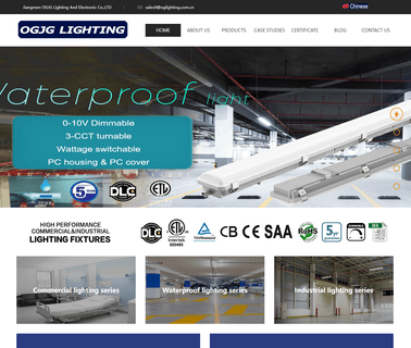 Jiangmen Ogjg Lighting and Electronic aluminum led indoor light